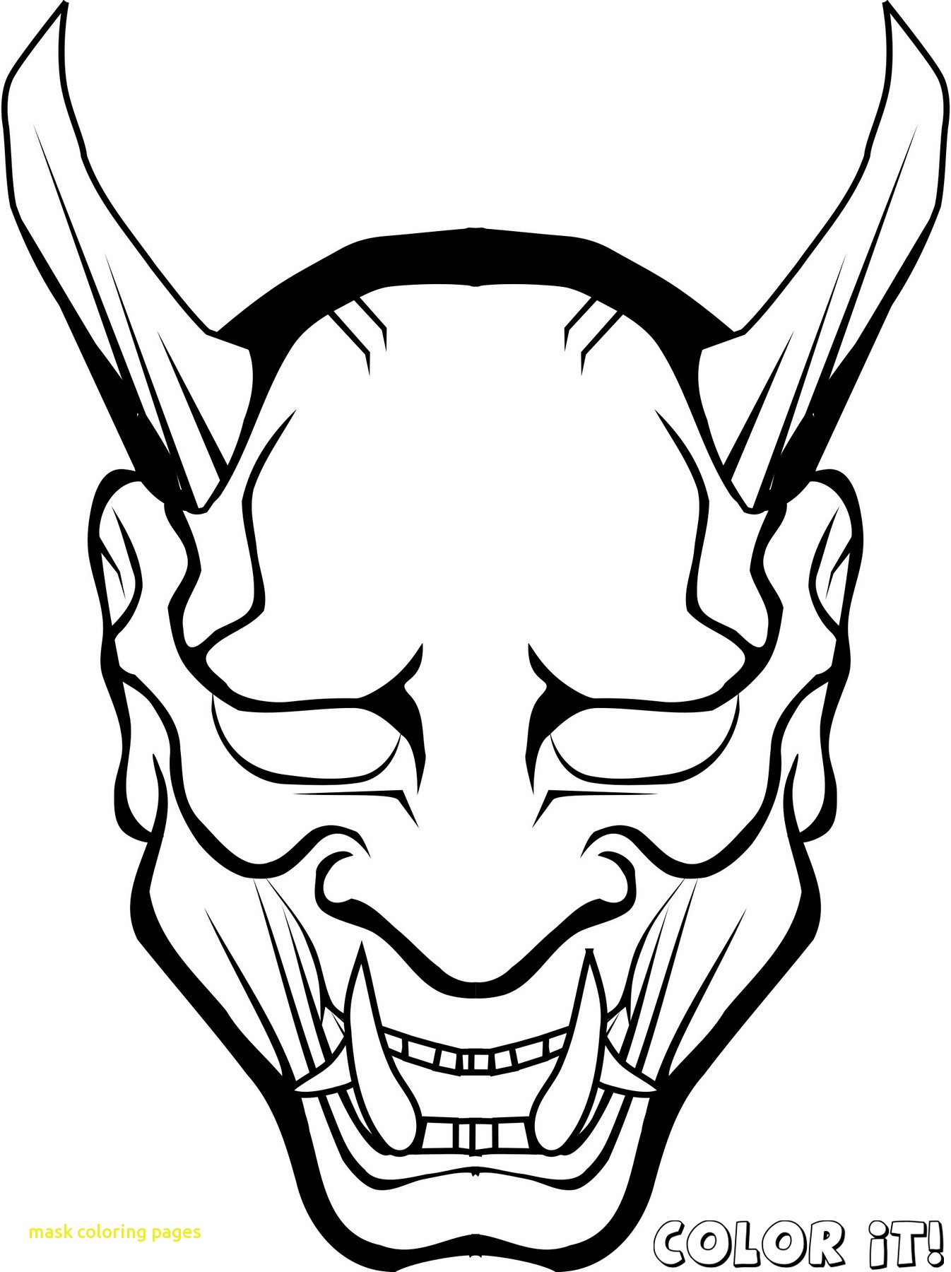 1346x1800 Mask Coloring Pages With Masks Butterfly Vitlt