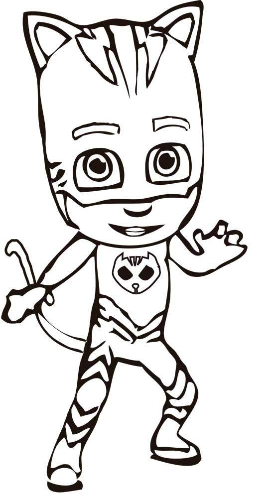 552x1000 Pj Show Coloring Pages Masks Coloring Pages