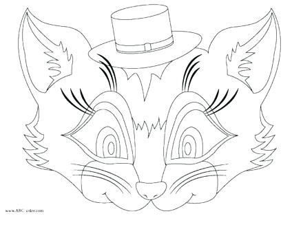 440x330 Masquerade Coloring Pages Masquerade Ball Mask Coloring Page