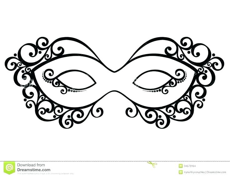 736x566 Masquerade Ball Masks Coloring Pages Mask Tribal Vector Sheets