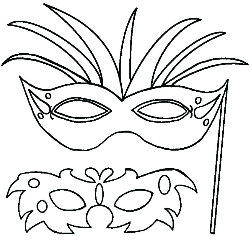 850x828 Masquerade Ball Masks Coloring Pages Masks Black And White Pencil