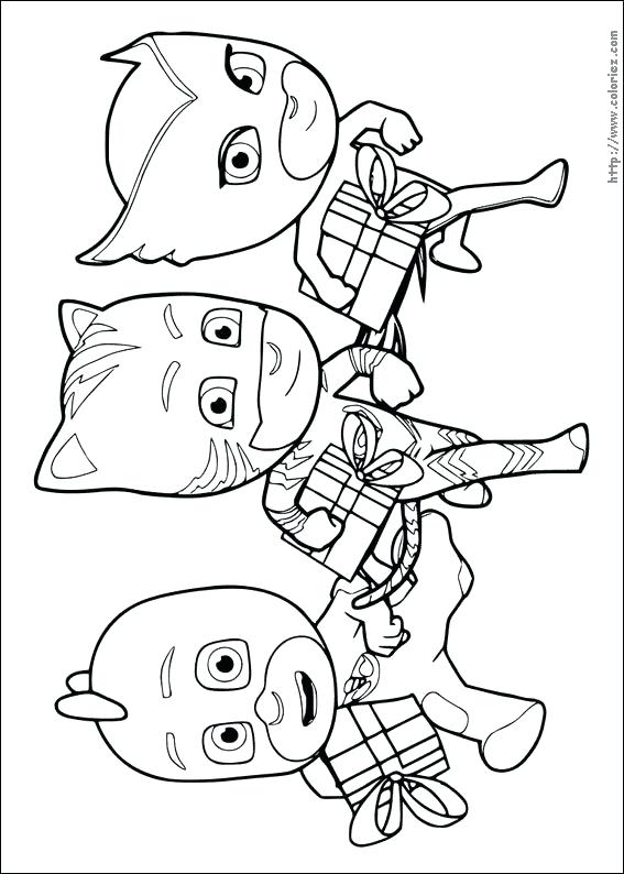 567x794 Pj Mask Coloring Pages Also Mask Coloring Page Best Photos
