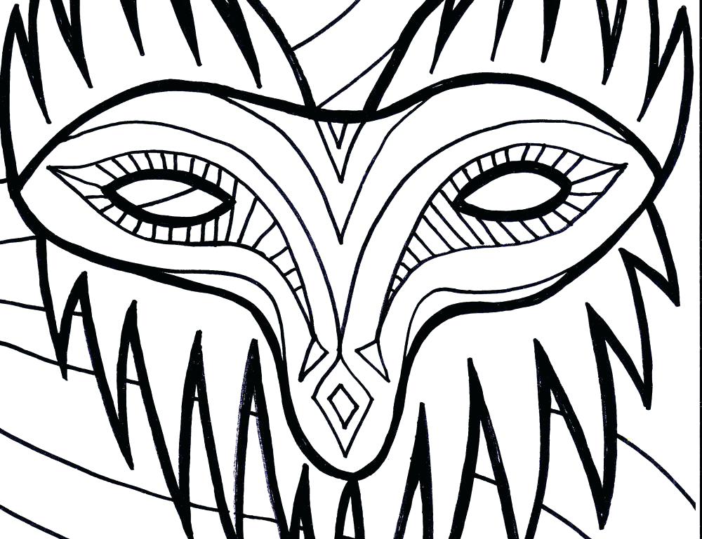1000x768 Coloring Pages For Girls To Print Masquerade Mask Coloring Pages
