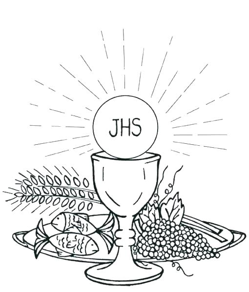 510x599 Free Catholic Mass Coloring Pages