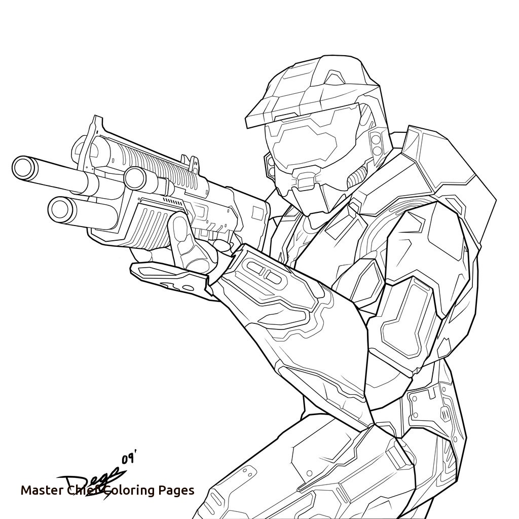 1024x1024 Master Chief Coloring Pages