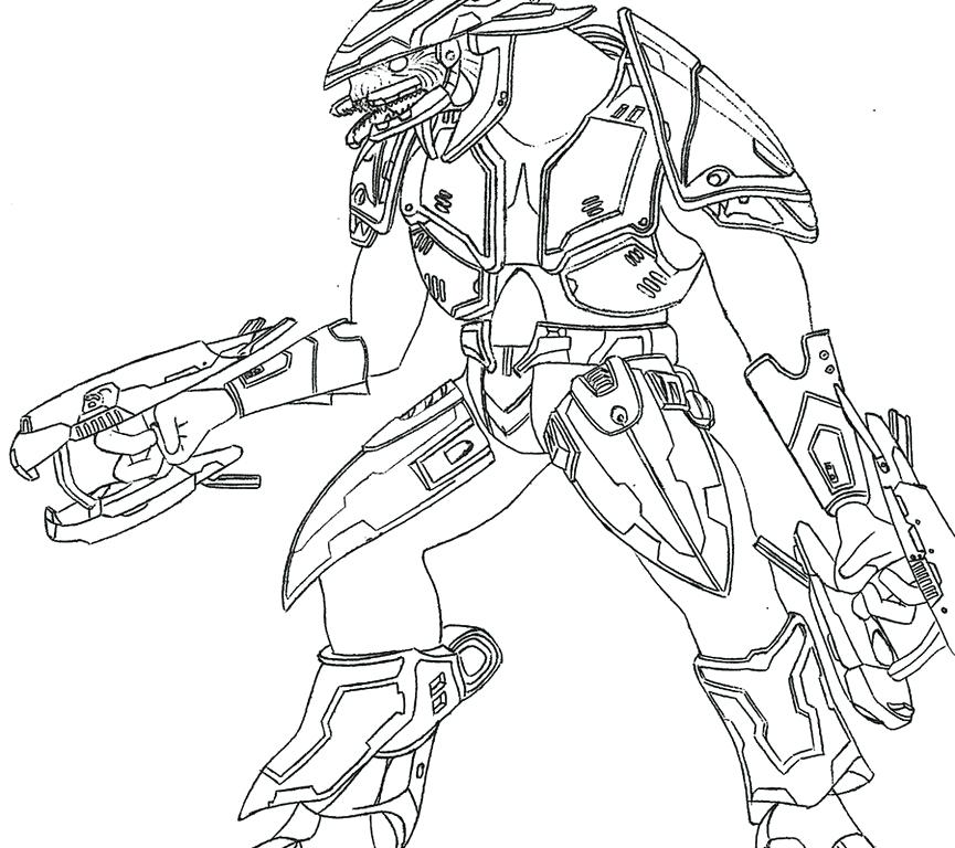 865x768 Master Chief Coloring Pages Fierce Halo Spartan Coloring Pages