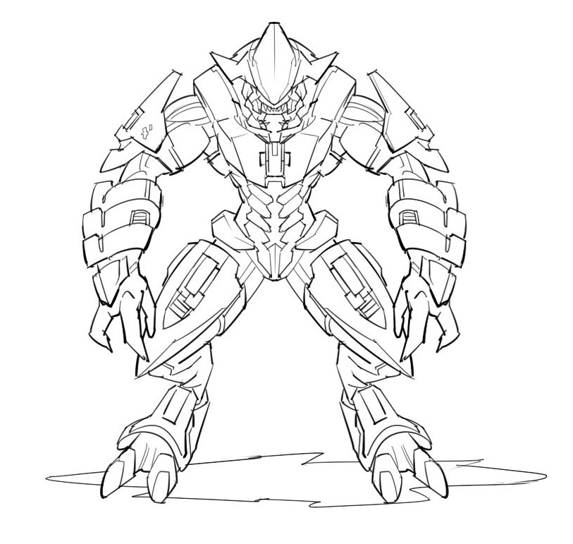813x771 Master Chief Coloring Pages Many Interesting Cliparts