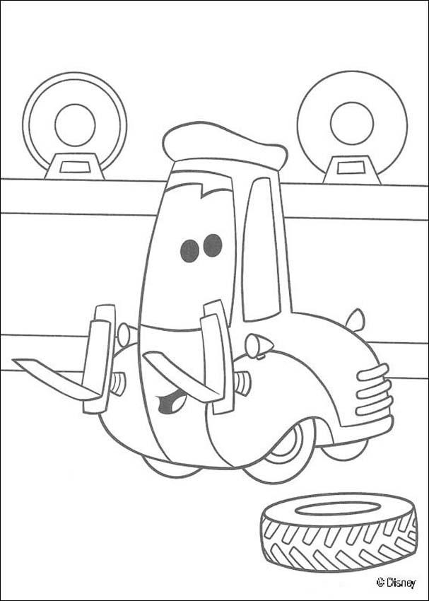 607x850 Cars Coloring Pages