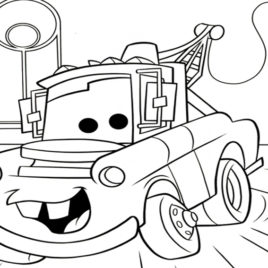 268x268 Coloring In Cars Coloring Pages From The Disney Movies Coloring