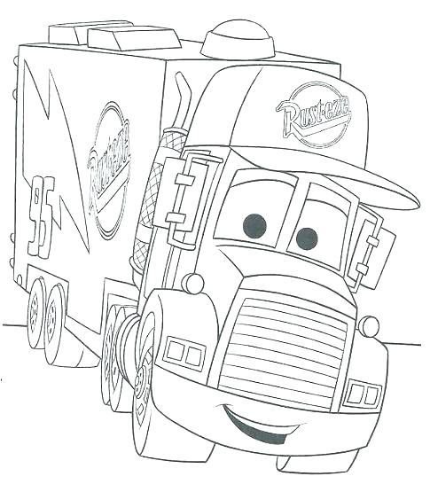 485x546 Cars Coloring Pages Coloring Pages Cars Mater Coloring Page Free
