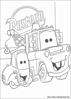 236x330 Disney Cars Printable Coloring Pages Coloring Pages Mater Coloring