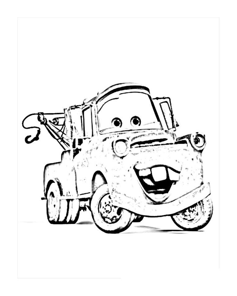 Mater Coloring Pages Free