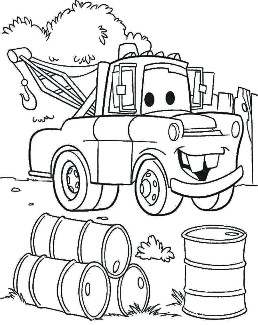 1000x1259 Awesome Coloring Pages Disney Mater Gallery Printable Coloring Sheet