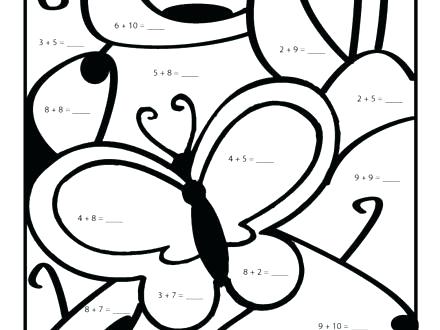 440x330 Halloween Math Coloring Pages Grade Grade Coloring Sheets