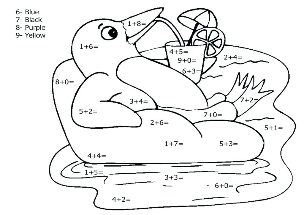 1024x723 Math Coloring Pages Grade