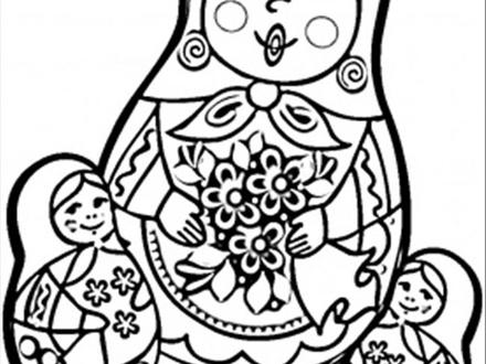 440x330 Coloring Pages Dolls, Raggedy Ann Doll Coloring Page Free