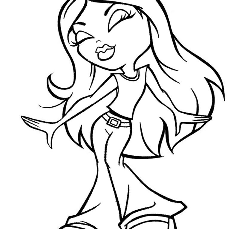 820x768 American Girl Doll Coloring Pages To Print Cute Of Dolls Free Kids