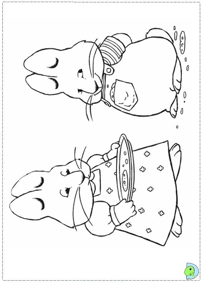 691x960 Max And Ruby Coloring Pages Printable