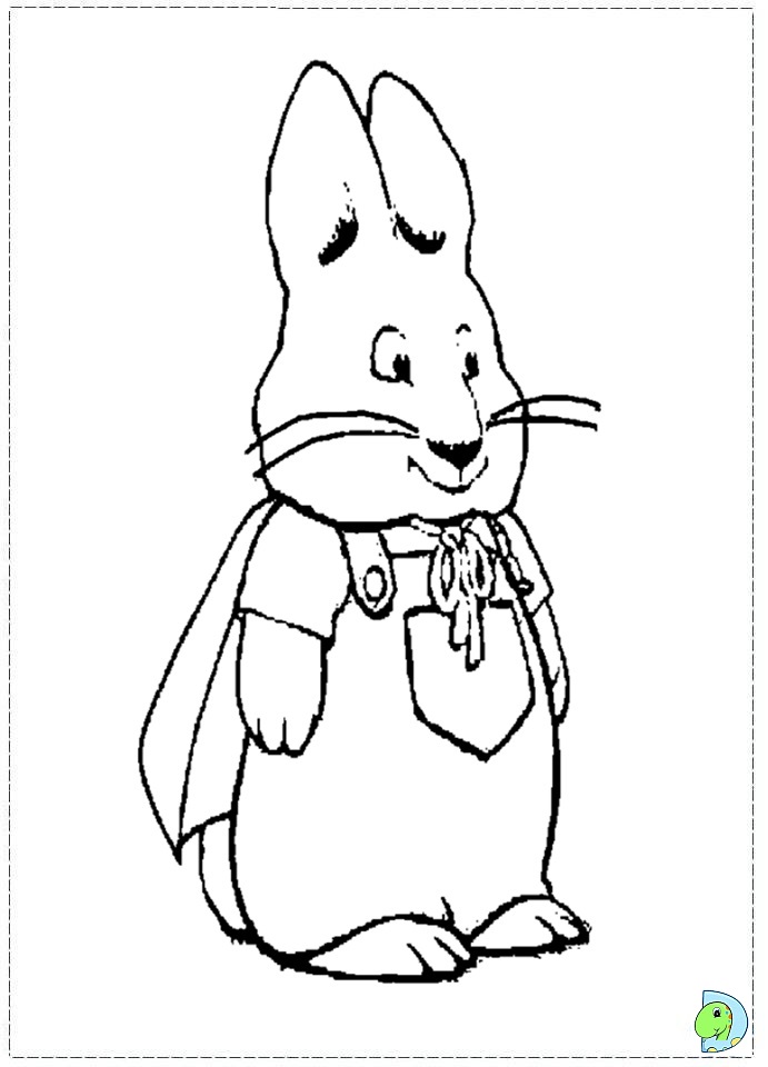 691x960 Max And Ruby Coloring Pages Printable