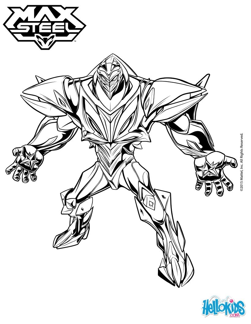 820x1060 Max Steel Coloring Pages
