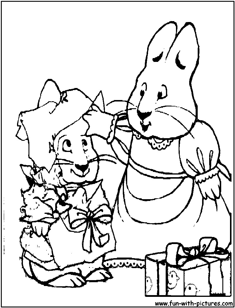 800x1050 New Max And Ruby Coloring Pages To Print Collection Printable