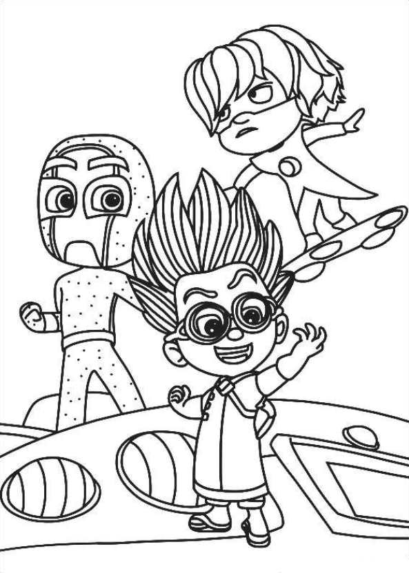 593x832 Pj Max Coloring Pages