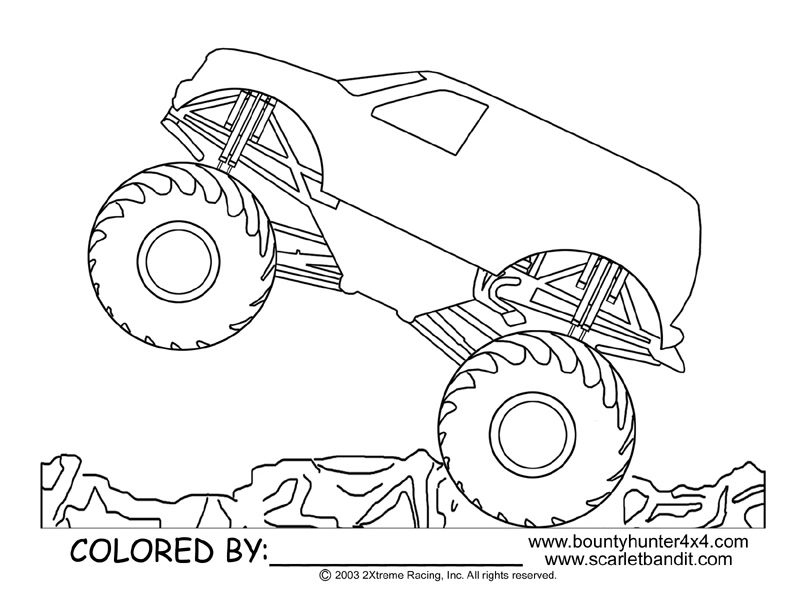 792x612 Monster Jam Coloring Pages Inspirational Max D Monster Truck