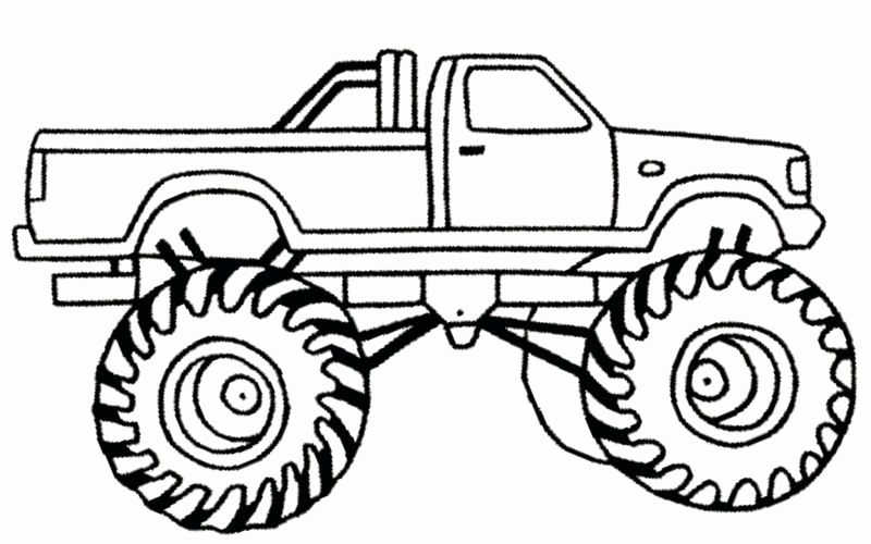 800x500 Max D Monster Truck Coloring Pages And Monster Truck To Hot Wheels