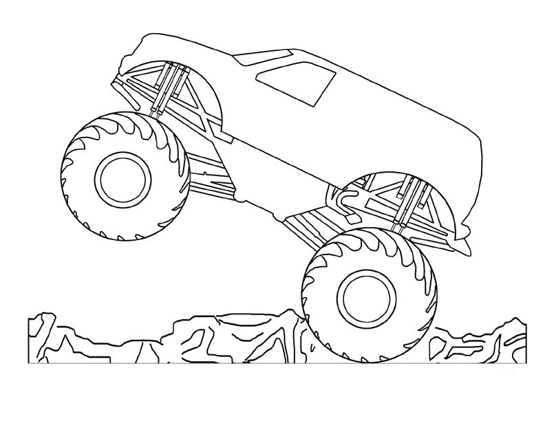 792x612 Monster Truck Coloring Page Coloring Page Monster Truck Grave