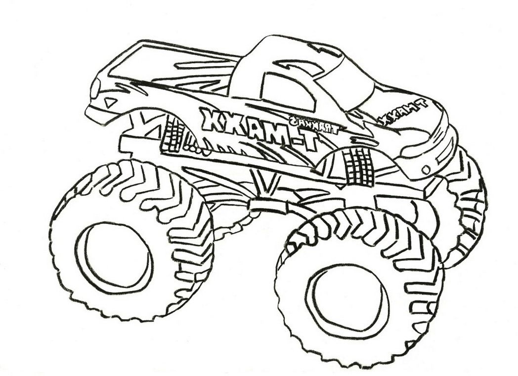 1048x761 Coloring Pages Monster Trucks Unique Monster Jam Coloring Page