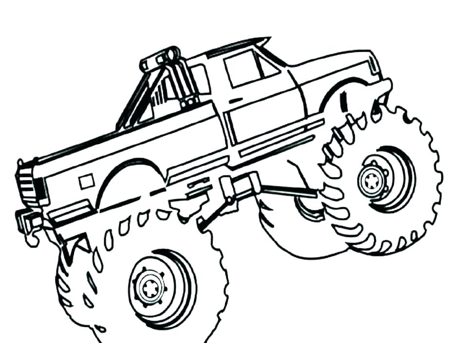 940x705 Monster Truck Coloring Page Maximum Destruction Coloring Pages