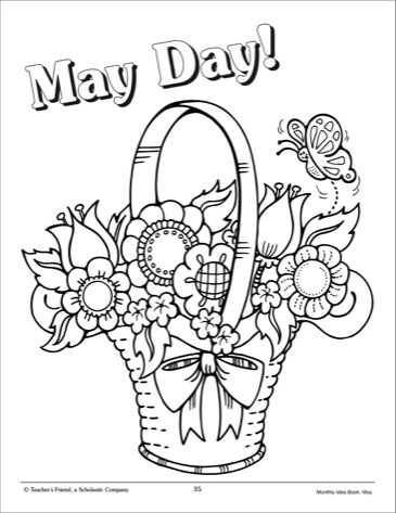 365x473 May Coloring Pages