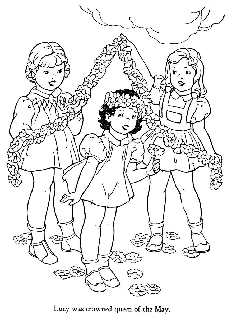 859x1202 May Coloring Pages May Day Coloring Pages Grammy Oliver