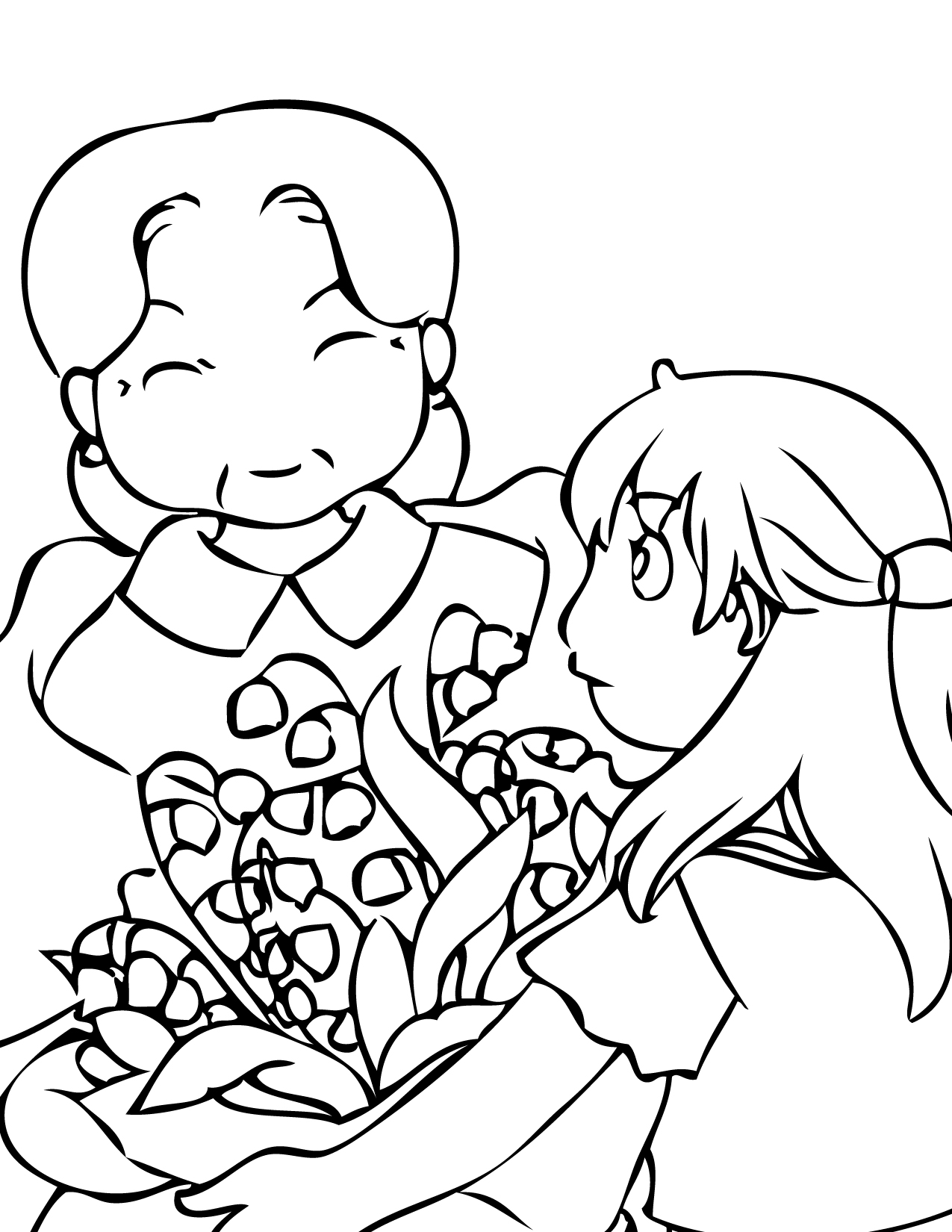 1275x1650 May Day Coloring Page