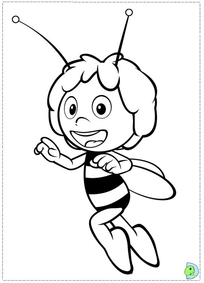 691x960 Maya The Bee Coloring Page