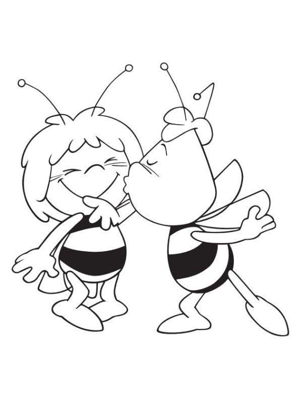 599x785 Maya The Bee Coloring Page
