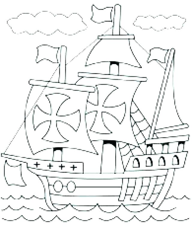 640x761 Mayflower Coloring Sheet Pilgrims Coloring Page Free Pilgrim