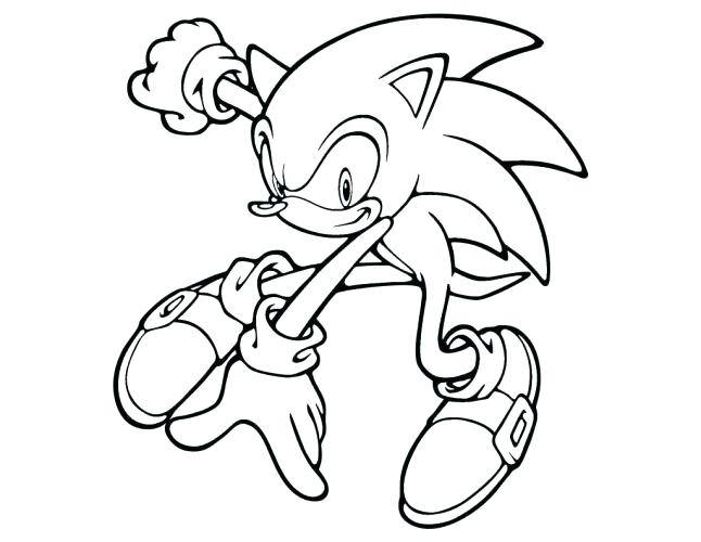 646x500 Sonic The Hedgehog Coloring Pages Color Page Plus Medium Size