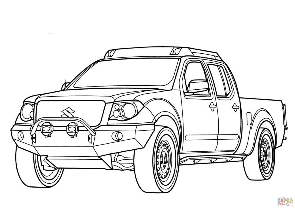 1024x724 Suzuki Equator Car Coloring Page