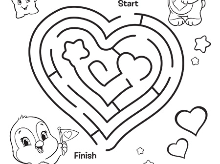 450x336 Meet Cozy Heart Penguin! Care Bears Coloring Page Ag Kidzone