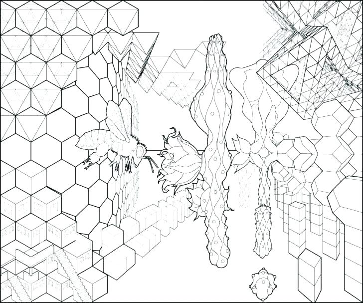 728x607 Mc Escher Coloring Pages Coloring Pages Coloring Pages Grown Up