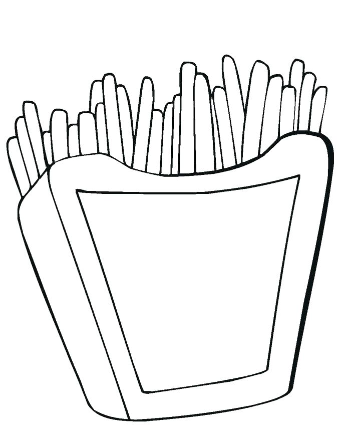 685x864 Coloring Pages French Fries Mcdonalds Coloring Pages French Fries