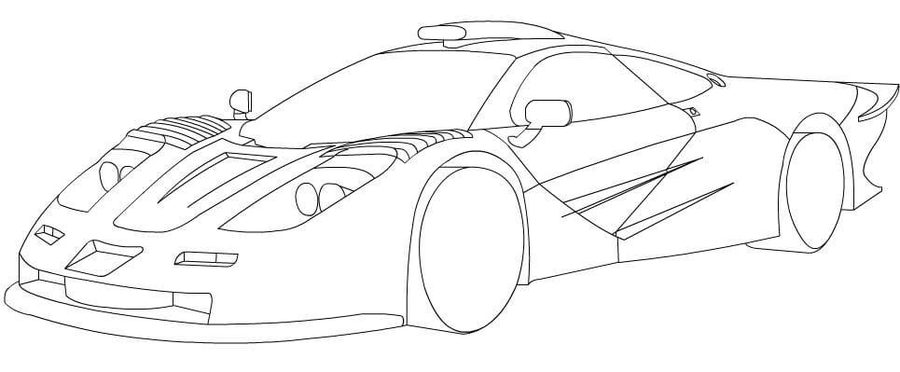 Mclaren Coloring Pages at GetDrawings | Free download