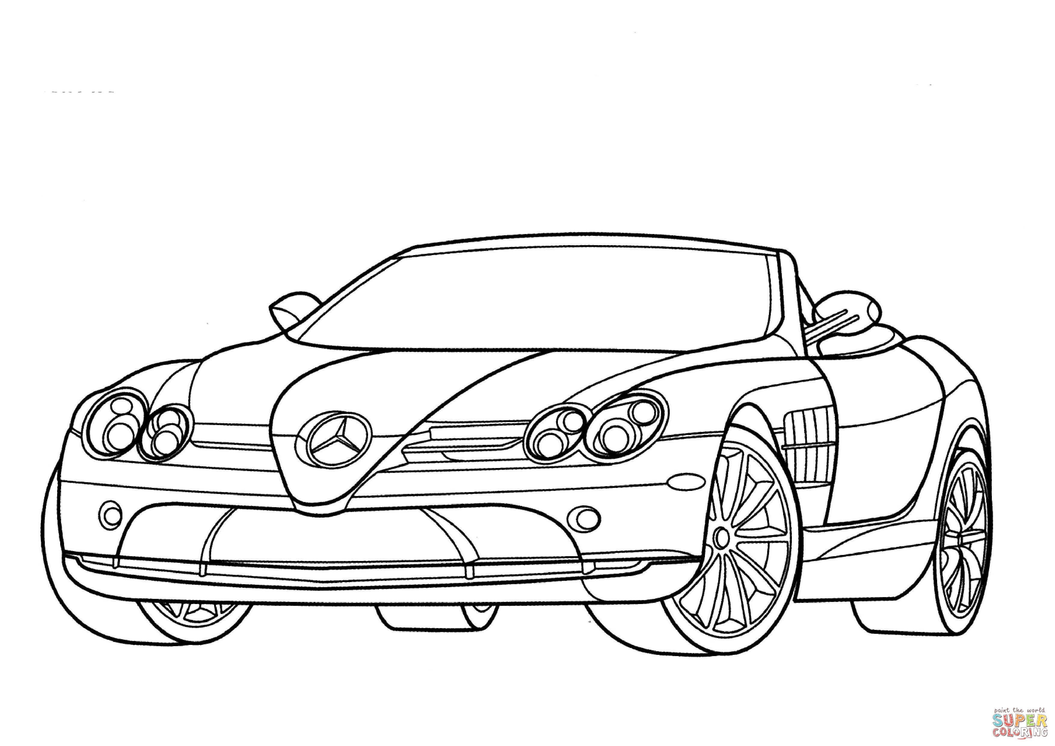 3508x2480 Mclaren Coloring Pages