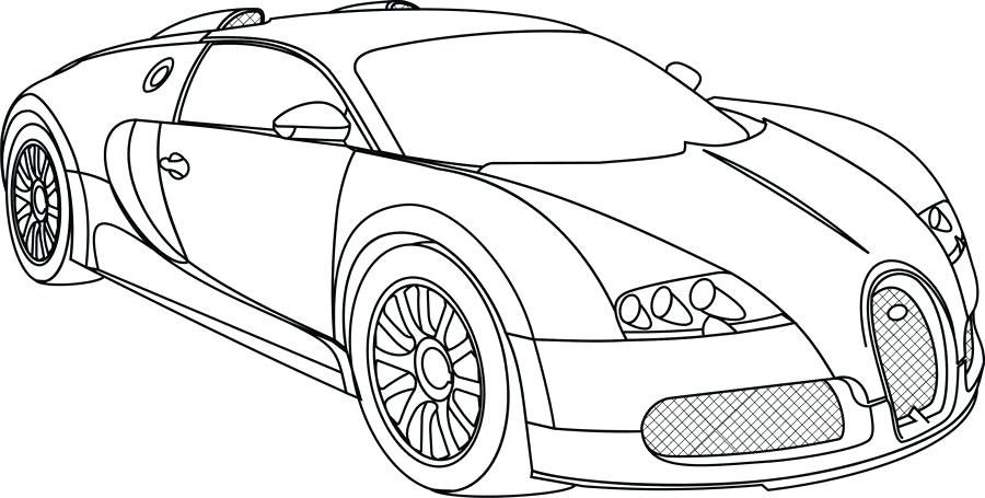 900x455 Bugatti Drawing Outline My Car