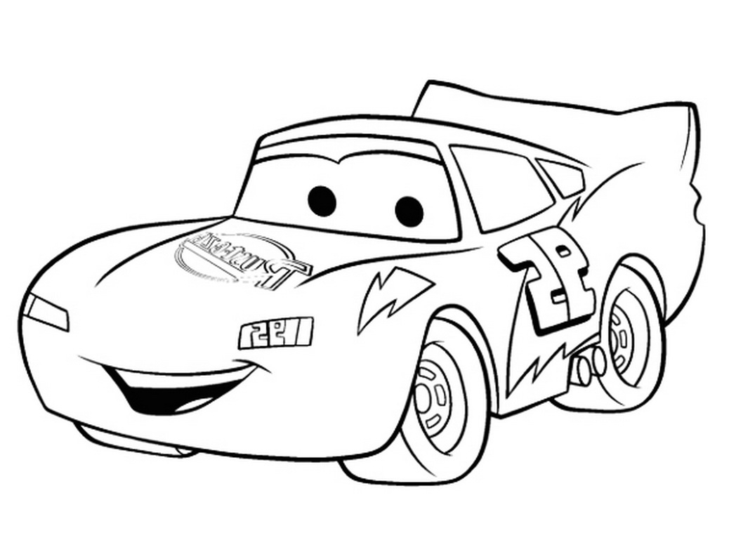 1048x786 Mcqueen Car Coloring Page Cars Coloring Pages