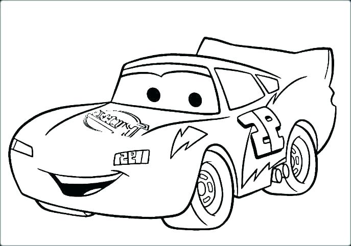 687x482 Mcqueen Coloring Pages Lightning Color Pages Mcqueen Coloring