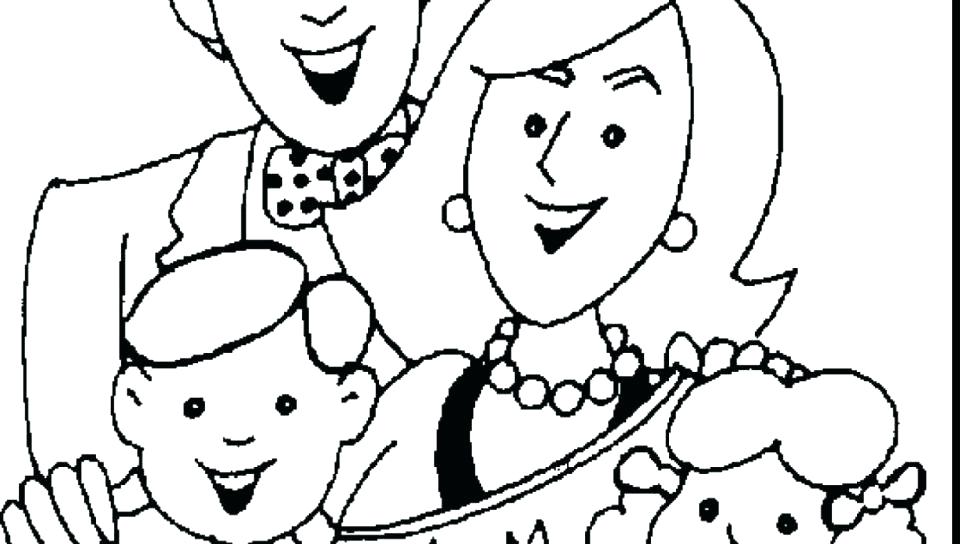 960x544 Family Coloring Pages Coloring My Family Pages Free Printable Kids