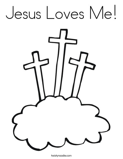 468x605 Jesus Loves Me Coloring Page