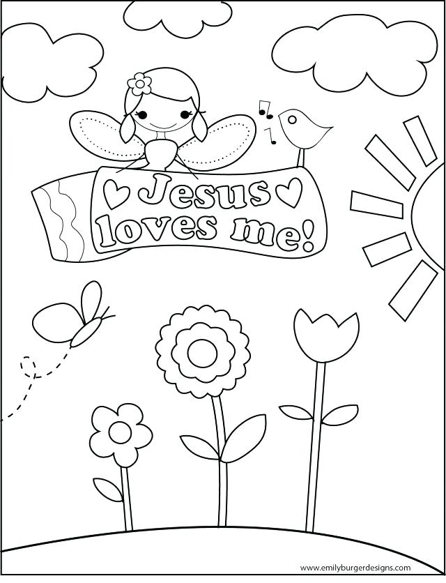 640x836 Coloring Pages Of Jesus Loves Me Coloring Page Loves Me Printable